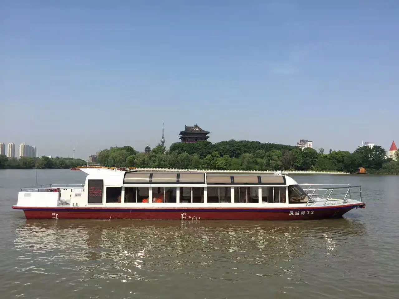 Brand new design Factory price Steel Deck Passenger Ferry Sightseeing Boat