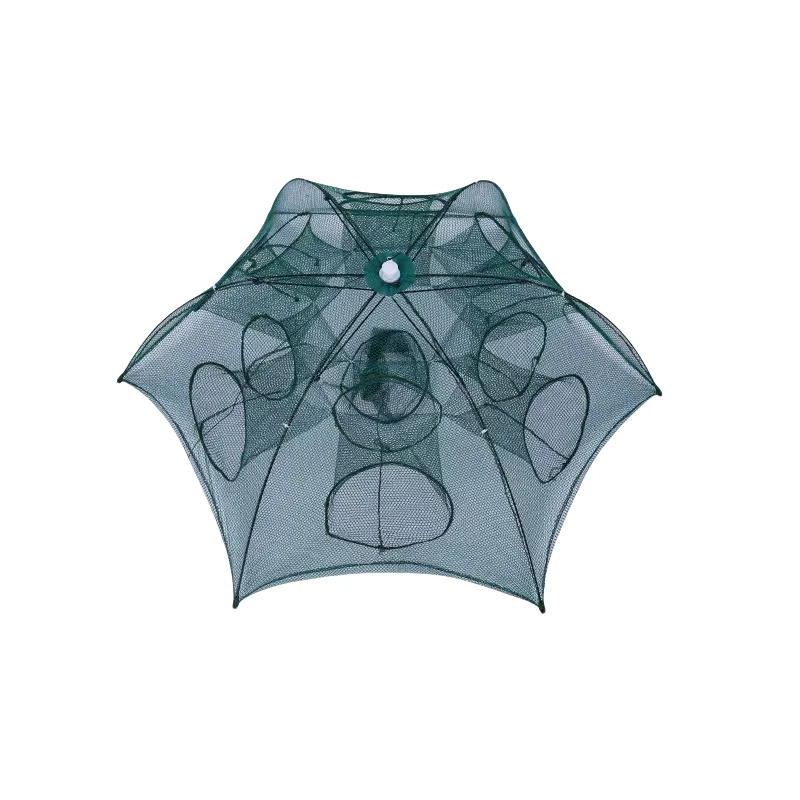 Byloo Green Nets Umbrella Netting Shrimp Cage Automatic Minnow Fishing Crab Trap Cast Net