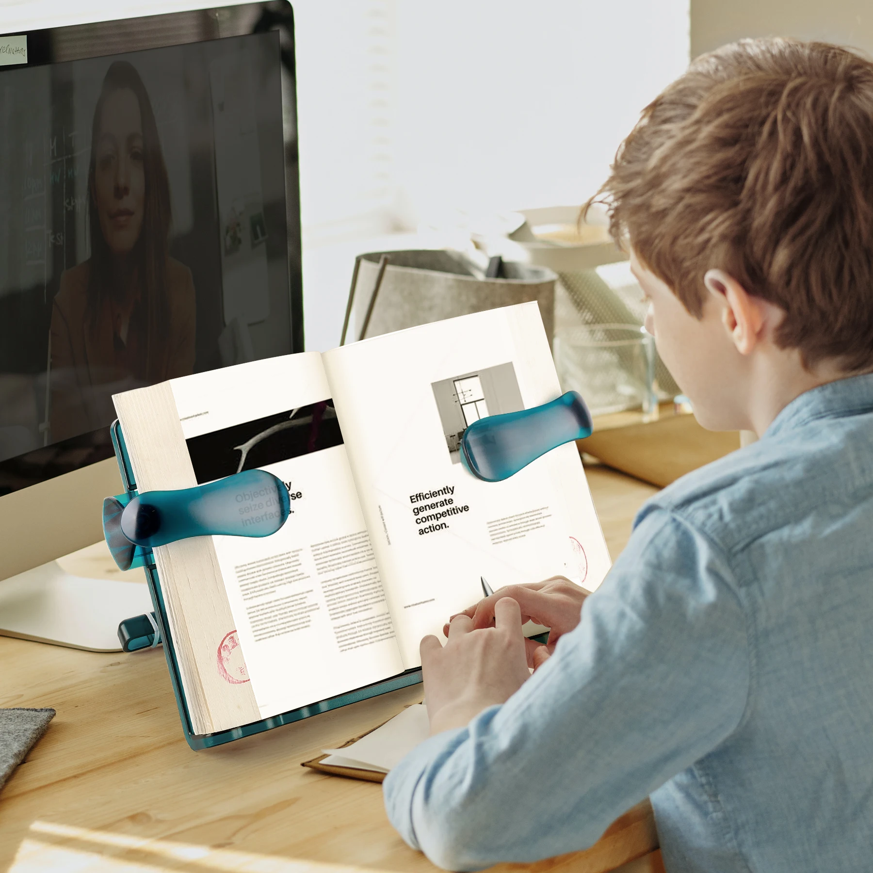 Портативная музыкальная кухонная подставка-держатель для книг для чтения