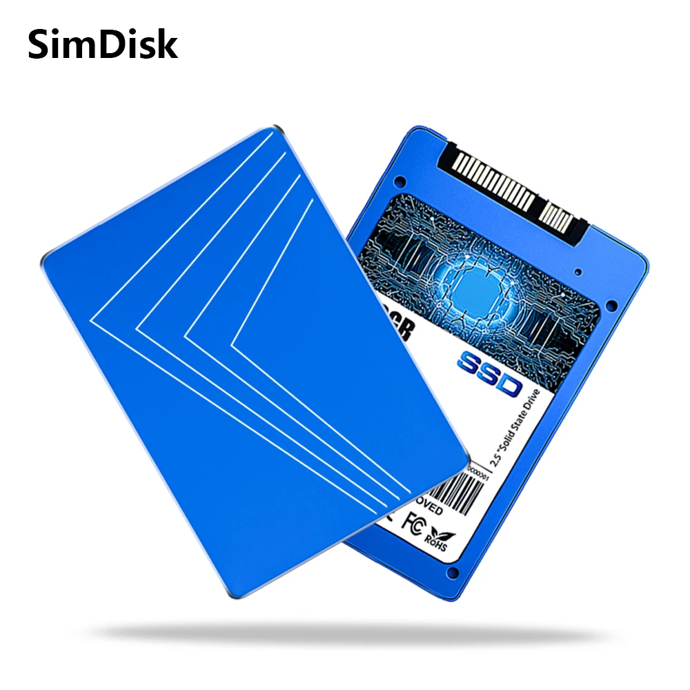 SimDisk Fast Speed 2.5' SATA III Hard Drives 3D-NAND Hard Disk 120GB 128GB 240GB 256GB 480GB 512GB 960GB 1TB hd SSD