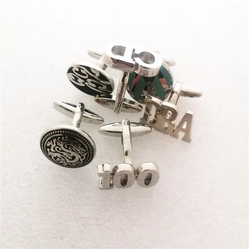 Оптовая продажа, дизайнерские квадратные мужские запонки из нержавеющей стали, роскошные запонки для мужчин