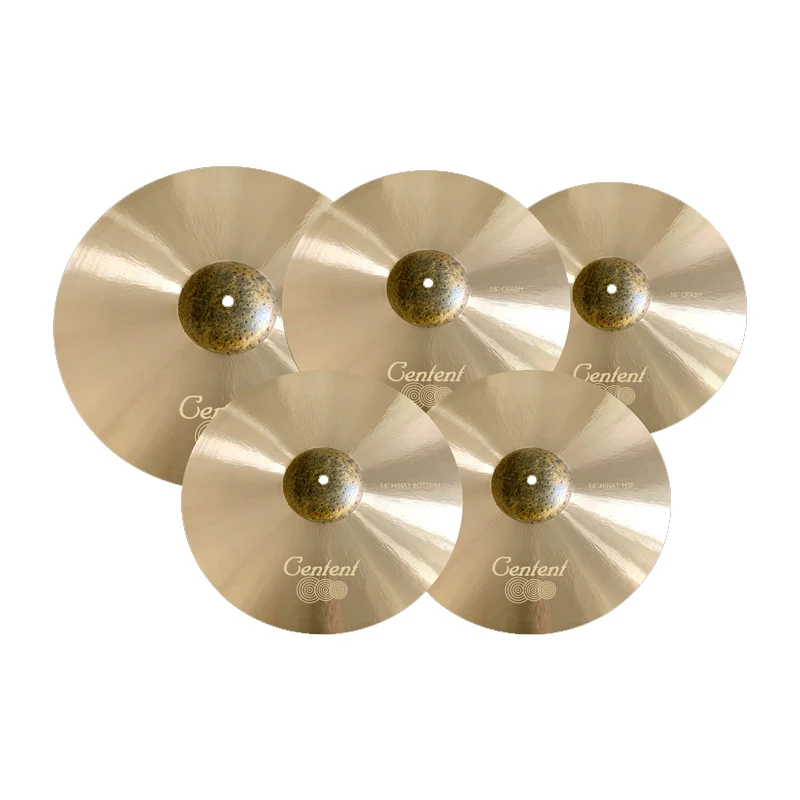 Wholesale cymbals set professional b20 Handmade cymbals pack drum cymbals for drum set