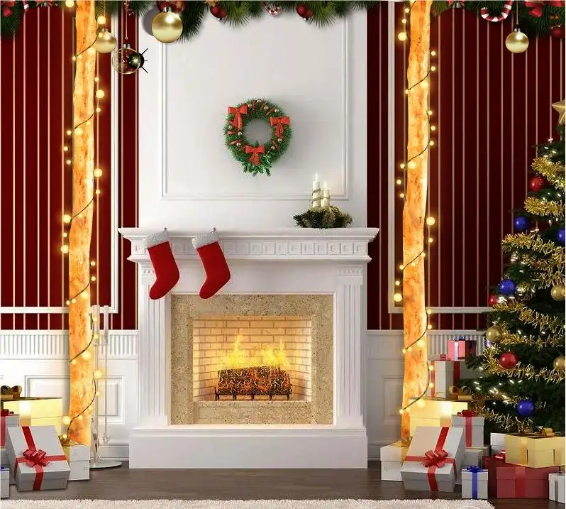 Modern Home Decor Led Glowing Birch Tree 1M  Christmas Decoration Holiday Decorations Garden Landscape Tree Lights