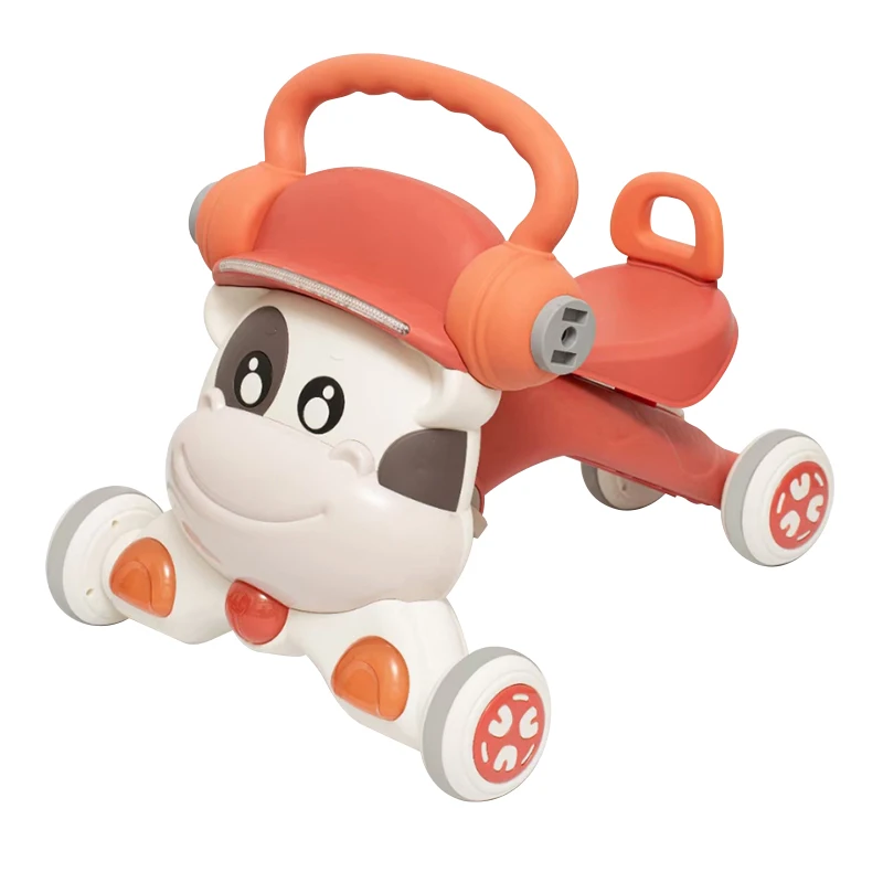 Purorigin Education 3 in 1 handheld baby walker toys twist car scooter multifunction baby walker with music and light