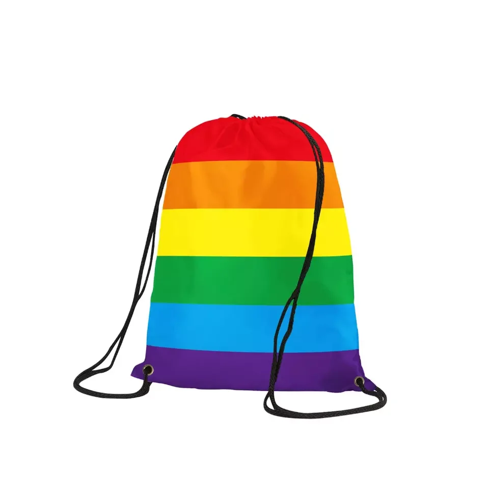 Cheap Sport Nylon Polyester 210 D Drawstring Bag For Shoes