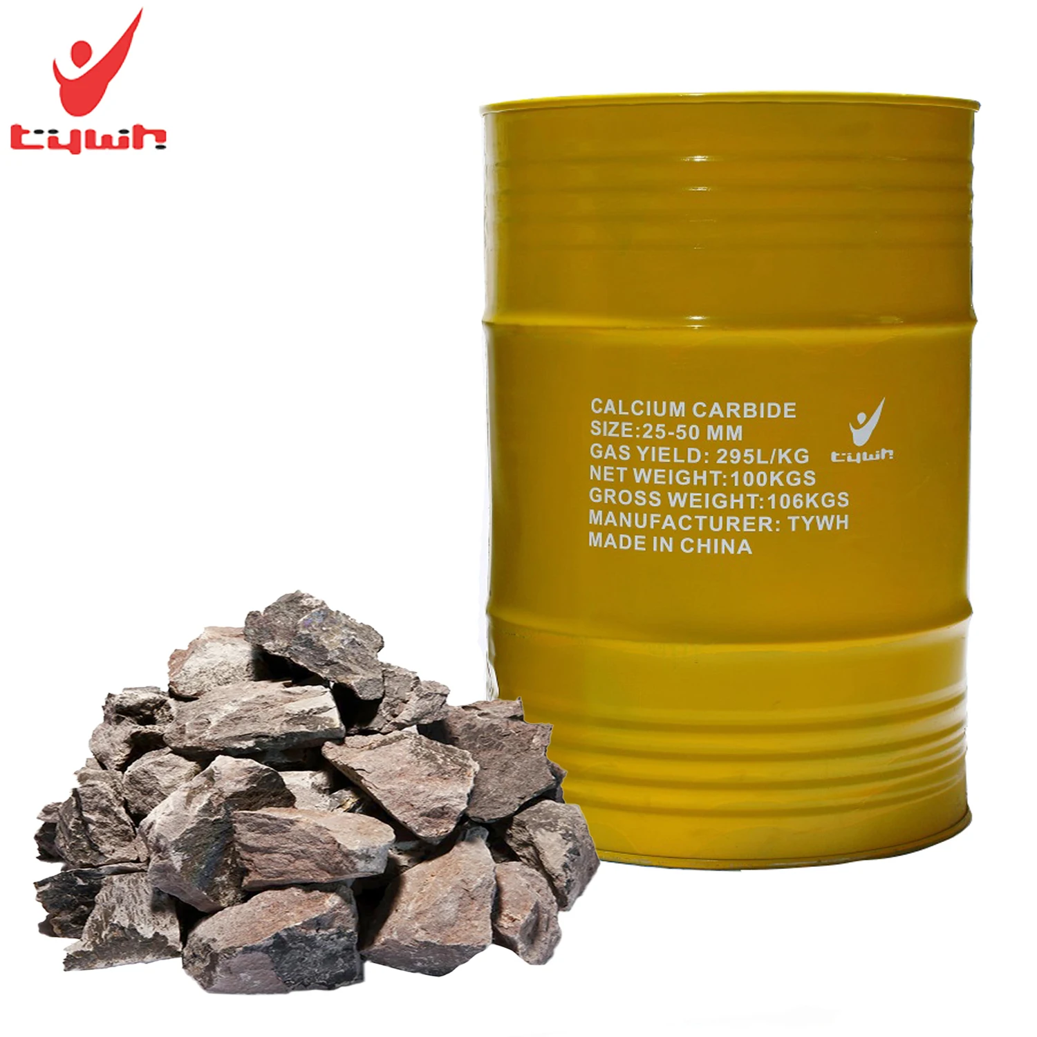 Cheap Price Chemical Inorganic Quality Production High Yield 295Kg/L Acetylene Gas 50-80mm Calcium Carbide