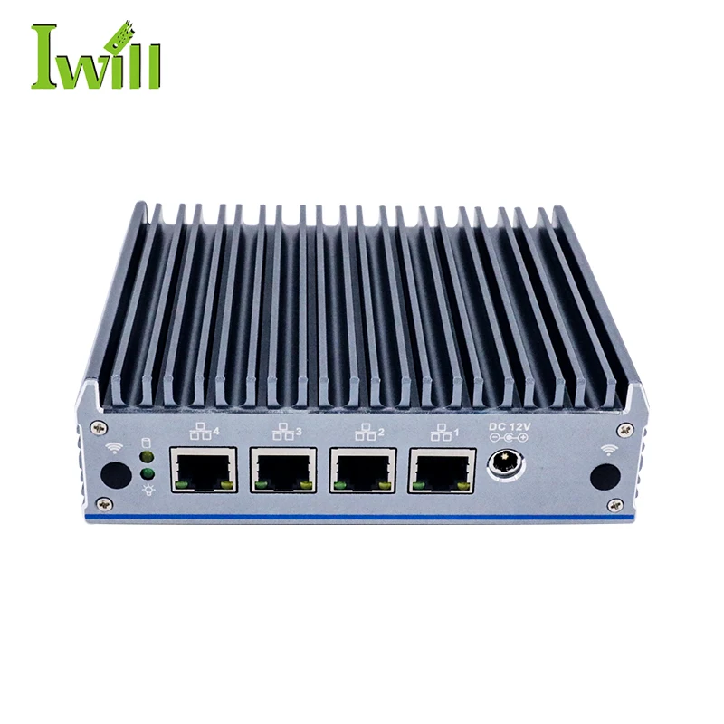 Мини-ПК Iwill без вентилятора J4125, сетевой сервер 4 Lan, мини-ПК pfsense