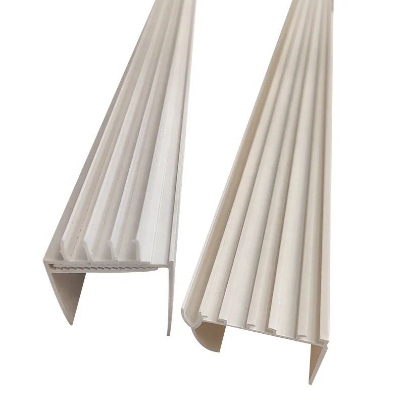 PVC Soft And Hard Co-Extrusion Door Seal / Fire Door Seal For The Bottom Of Single Or Double Doors