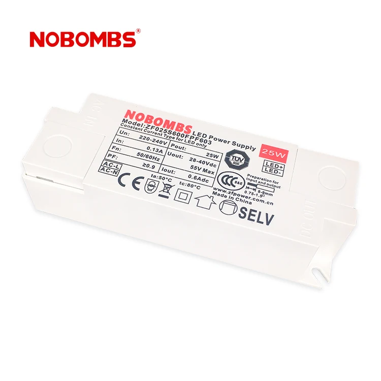 Isolated Led Driver Parts Manufacture Dalys High PF no flicker Commercial lighting 25W600mA drive power led driver