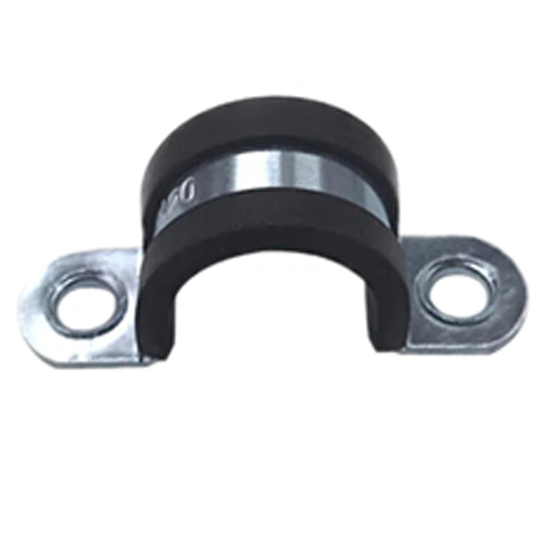 Manufacturer High Quality EPDM Rubber Coated P Type Pipe Clamps Cable Accessories P Clip Hose Clamps