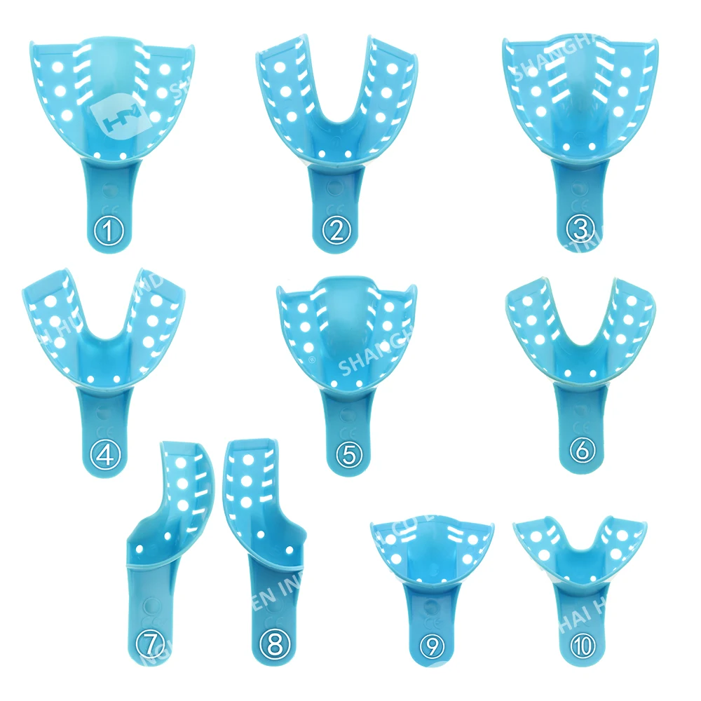 Dental disposable plastic Impression Trays Orthodontic Teeth tray