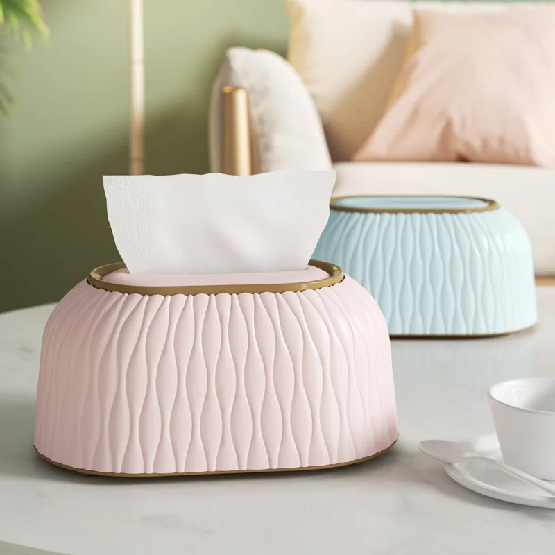Light Luxury Home Creative Paper Box - Rectangular Tissue Box - for Cute Elegant Bathroom Decor
