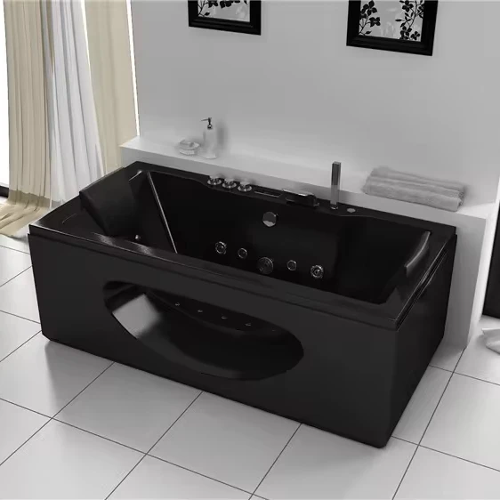 Indoor spa tub bath ozone thermostatic faucet whirlpool massage bathtub