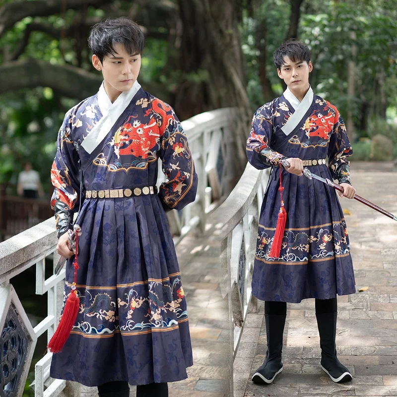 Wholesale Chinese Historical Costumes Printing Jin Yiwei Clothes Traditional Chinese Hanfu