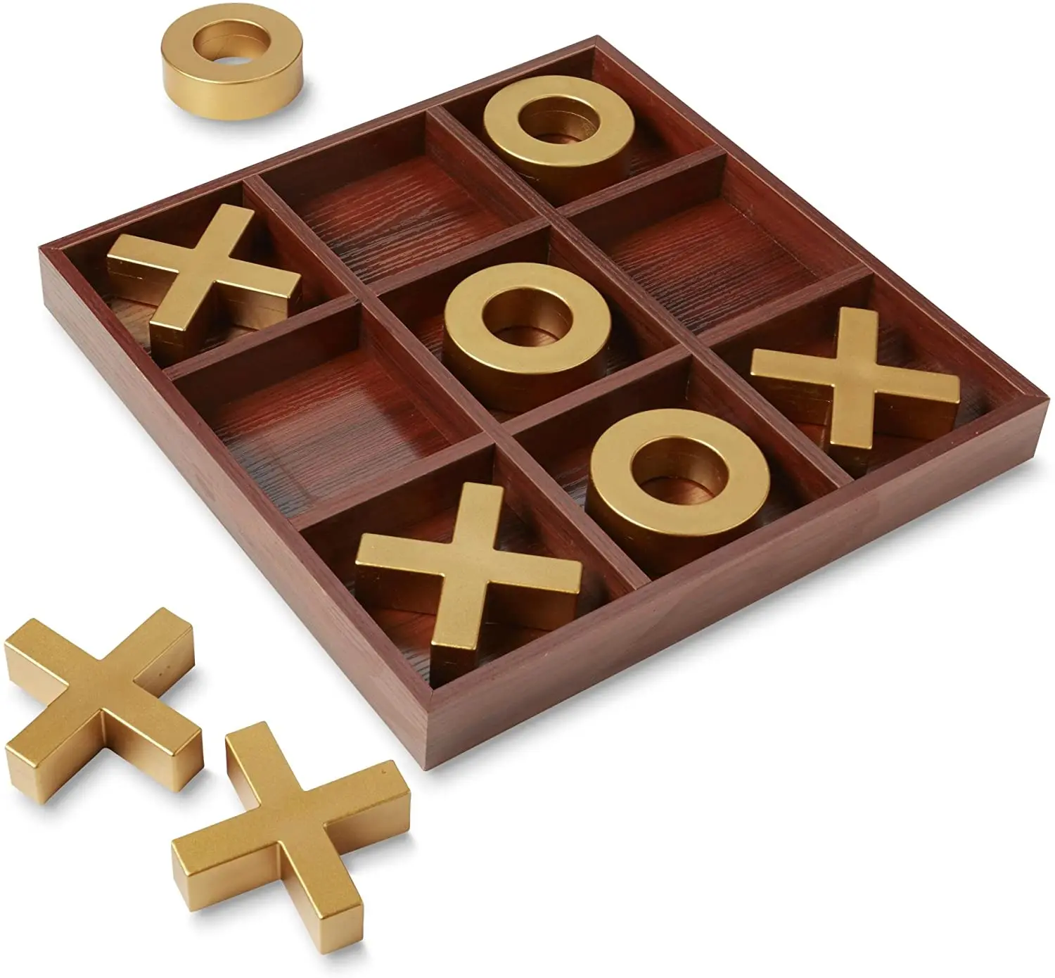 Деревянная настольная игра в винтажном стиле Jumbo Tic-tac-toe