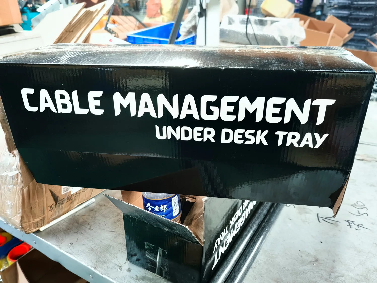 Manufactory Cable management tray Desk cable management tray Under desk cable management tray
