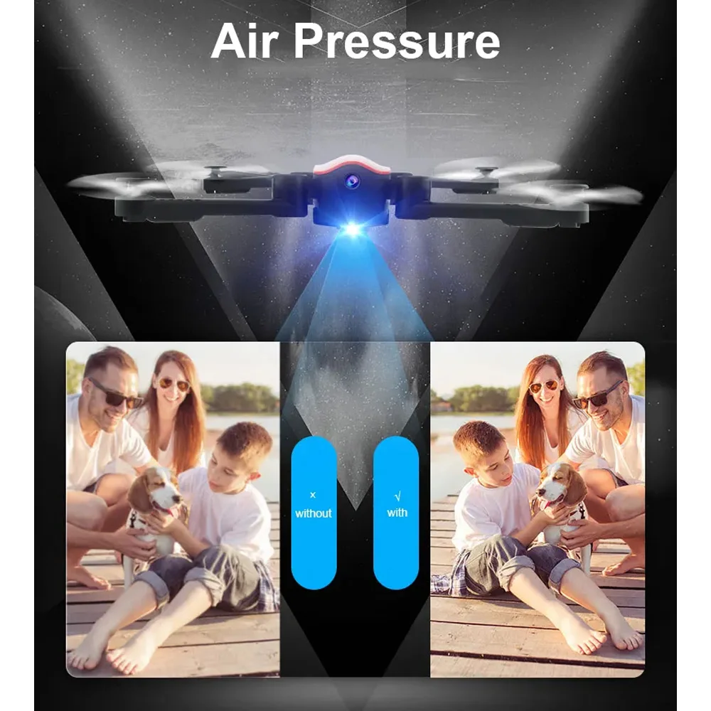 DC newest design Foldable 2.4G Long Fly Time HD RC Quadcopter Drone With Camera 720p