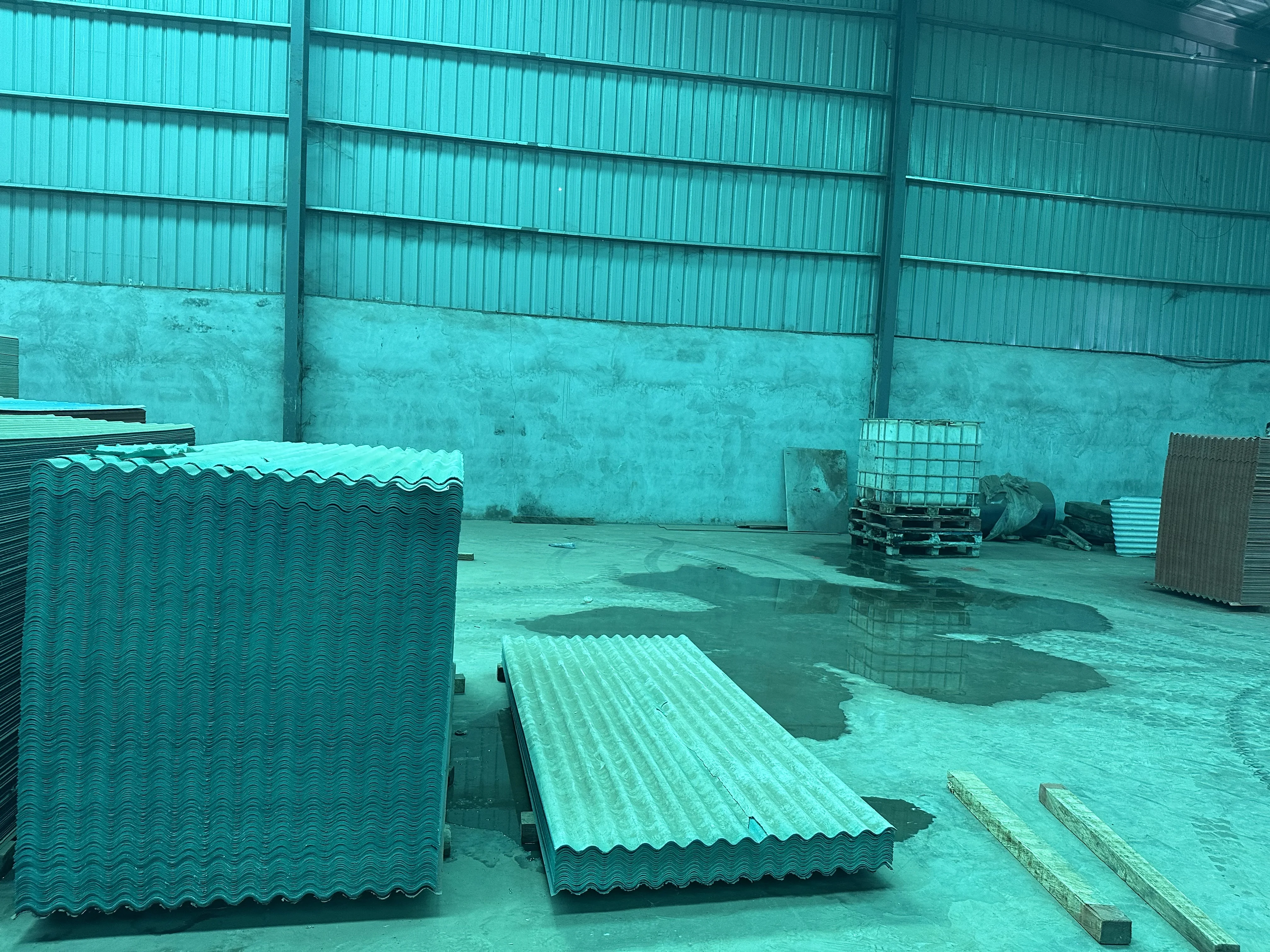 KUNDA 2024 Africa Local Factories Coast Roofing Cement Fiber Tiles 4*1050*2400 Local Factory Ivory Coast Stock On Sale now