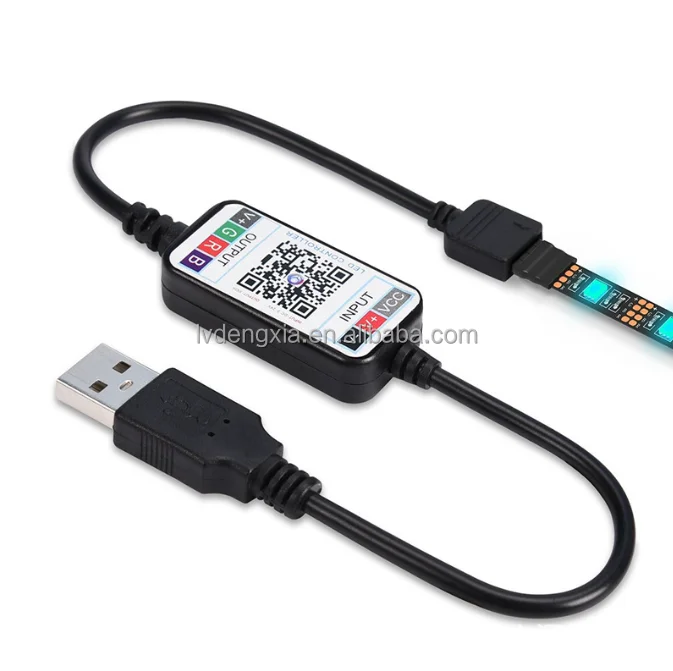 USB LED RGB контроллер мини 3 ключа пульт дистанционного управления диммер для 5 В светодиодные полосы света