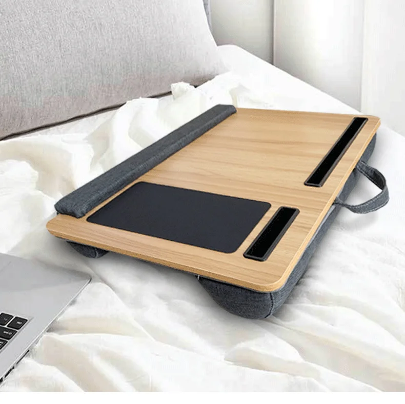 Portable lap desk with pillow cushion adjustable laptop desk Soft Knee Tray Lap Desk