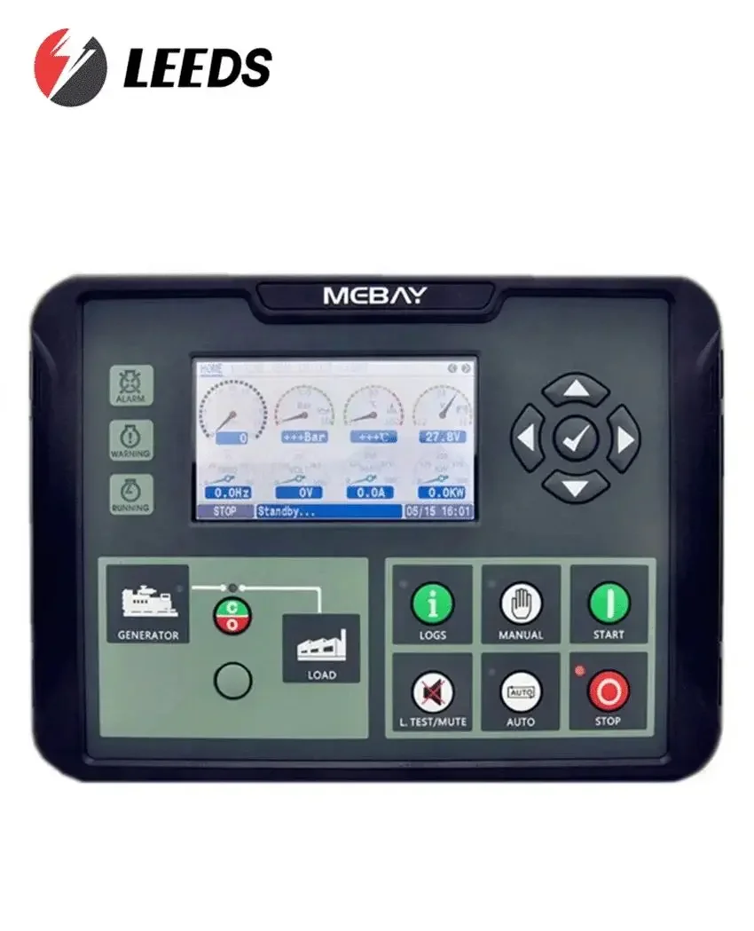 DC82DR MK3 Generator Controller is a Diesel Genset part that features an LCD Display and Self-starting Control Board.