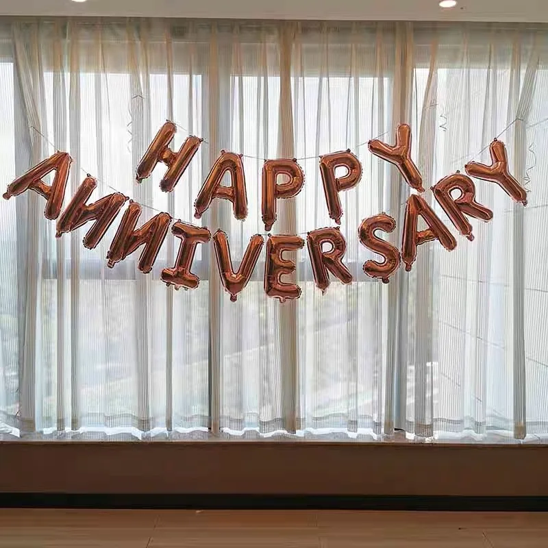 Factory Sale Balloons 16Inch Happy Birthday Letter Balloon Alphabet Cheap Letter Foil Balloon Festival Party Decoration