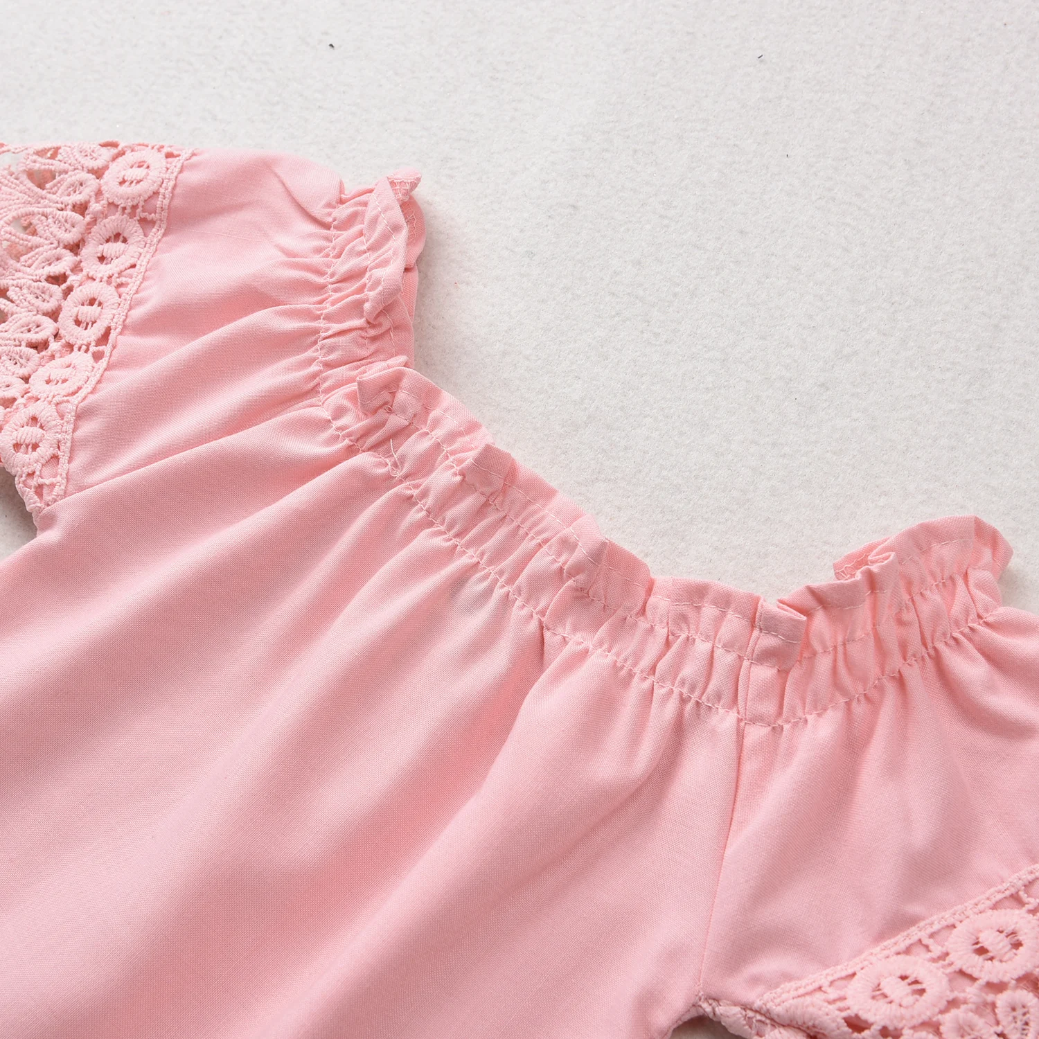 
baby girl skirt set Pink cotton dress baby clothes girls dress summer party dresses for girls of 0-6 years old 