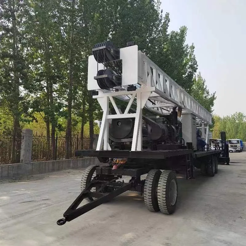 600 Meters DTH and Reverse Circulation Water Drilling Rig Truck Mounted Borehole Drilling Rig