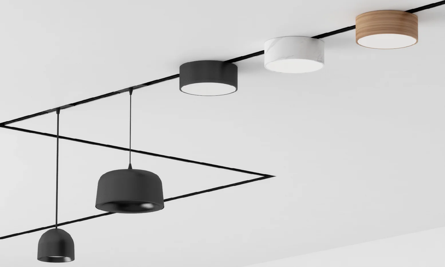 Светодиодное освещение ECOJAS G2 производство по индивидуальному заказу OEM ODM Трековый светодиодный светильник