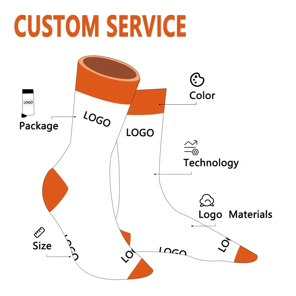 cosplay socks 100 cotton socks men custom design basketball crew gray  workout custom printing white blank soc