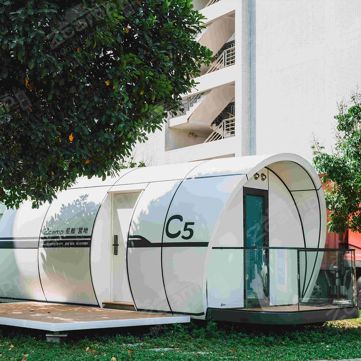 Zcamp C5 Prefab House Boat Luxury Floating Hotel Other/ Tiny Houses Modular Villa/ 2 Bedroom Prefab Homes Ready To Ship