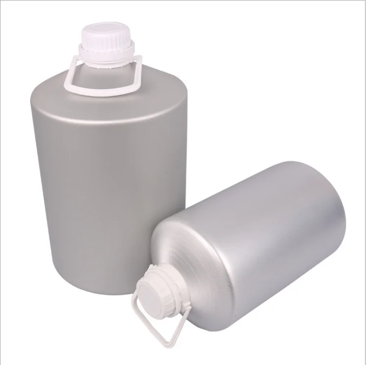 10L 5L 2.5L 1L super large big chemical cosmetics essential oil glue aluminum bottle with tamper evidence cap