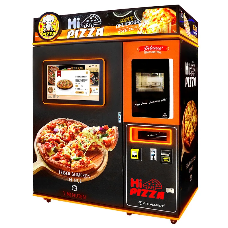 Fully Automatic Commercial Pizza Vending Machine Hot Food Vending Machine