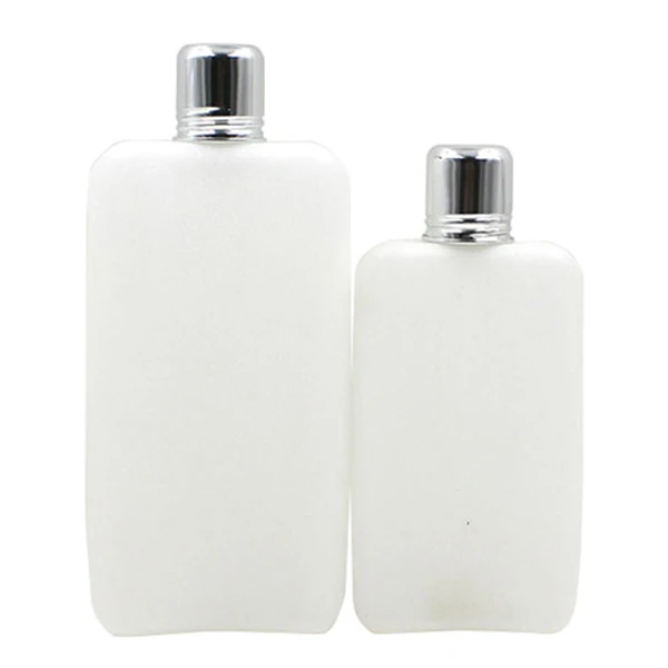 
10 Oz 16 Oz White Travel Liquor Plastic Hip Hidden Flask For Bar Tool 