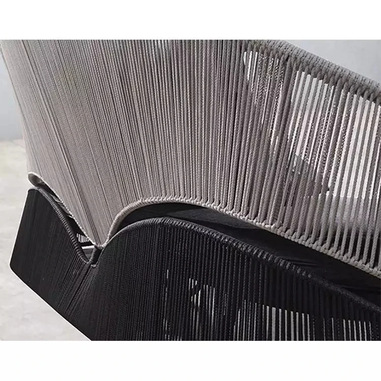 OEM Custom Garden Sofa Commercial Outdoor Exterior Furniture Weaved Rope Outdoor Furniture