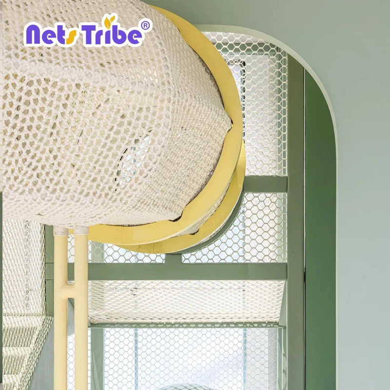 Factory professional sale commercial kids playground equipment with climbing nets and  indoor playground for park
