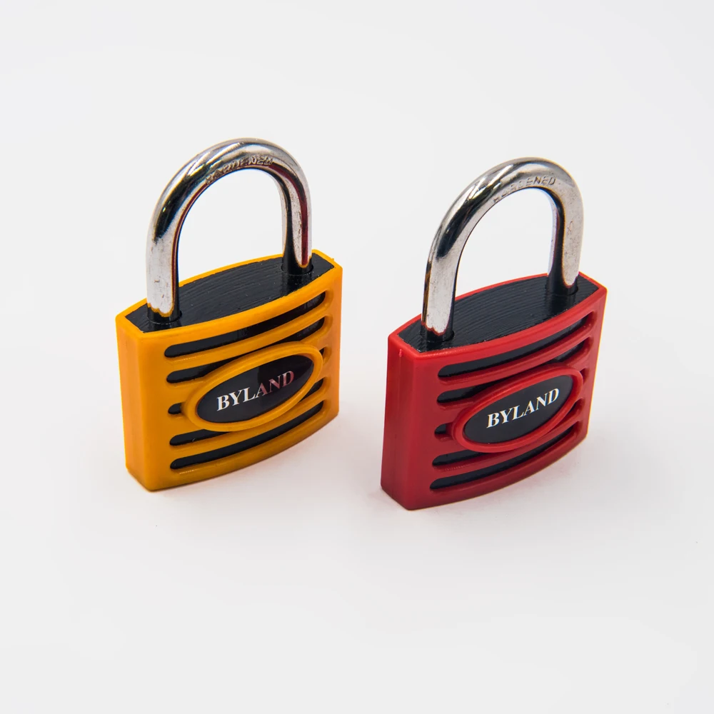 Arc Shell Lock high quality and China cheap 32mm padlock Plastic cover padlock