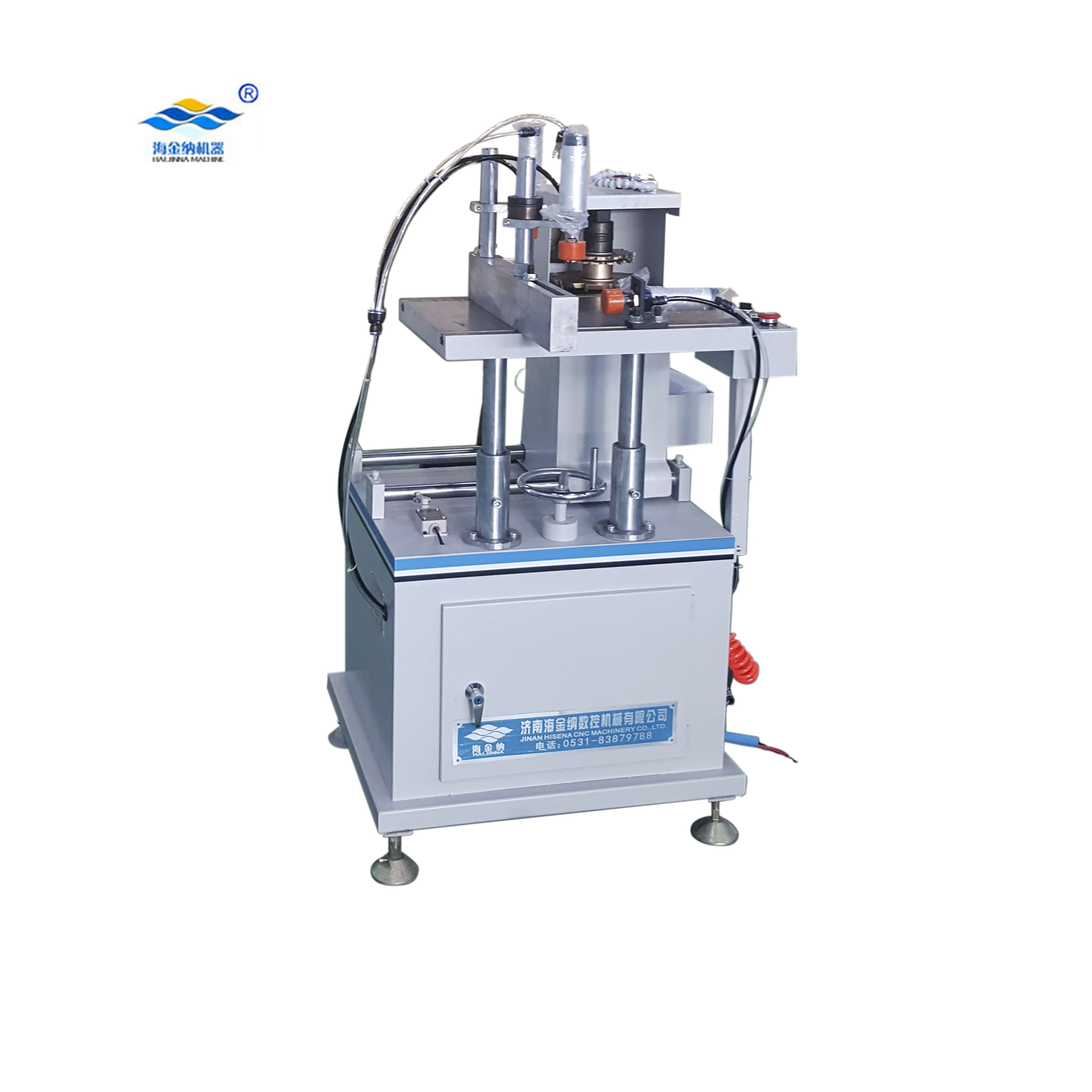 Single Axis PVC Aluminum Profile Mullion End Surface Milling Machine for Aluminum UPVC Doors and Windows Making