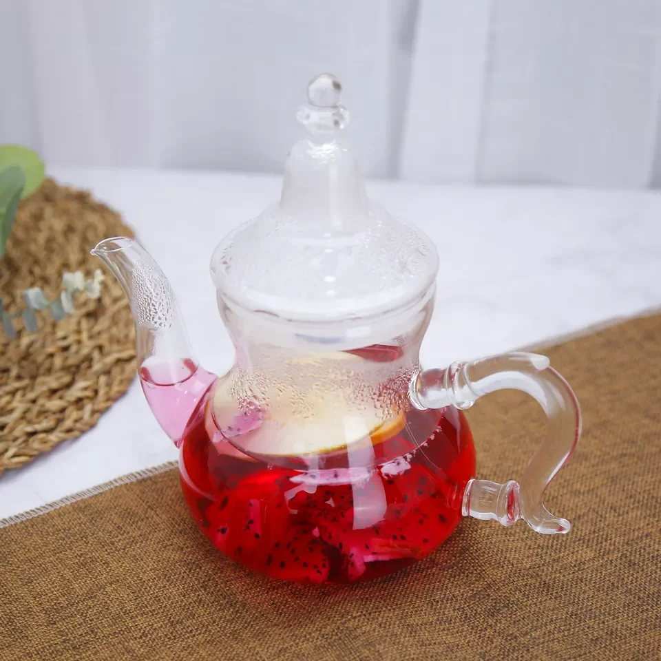 Wholesale handmade glass moroccan teapot