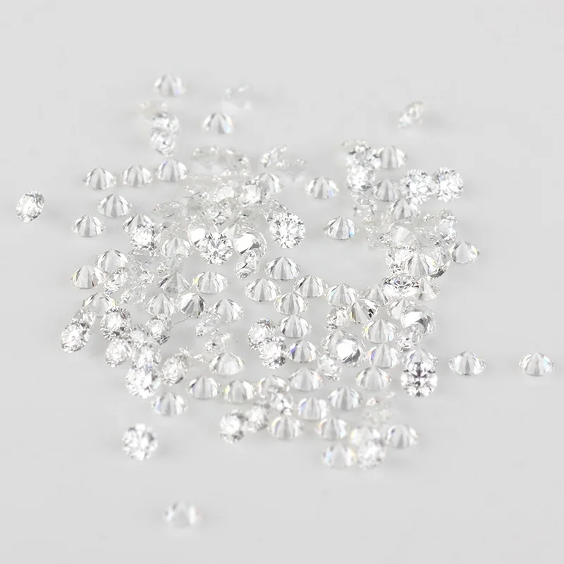 Custom Factory 0.1ct-0.9ct Round Brilliant Cut D E F Color VVS Melee CVD Lab Grown Diamond Loose Stone