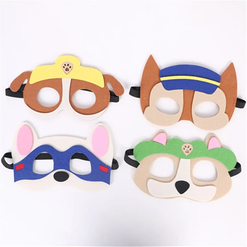 Custom felt animal cartoon kid favors animal face mask Halloween eye mask for party game
