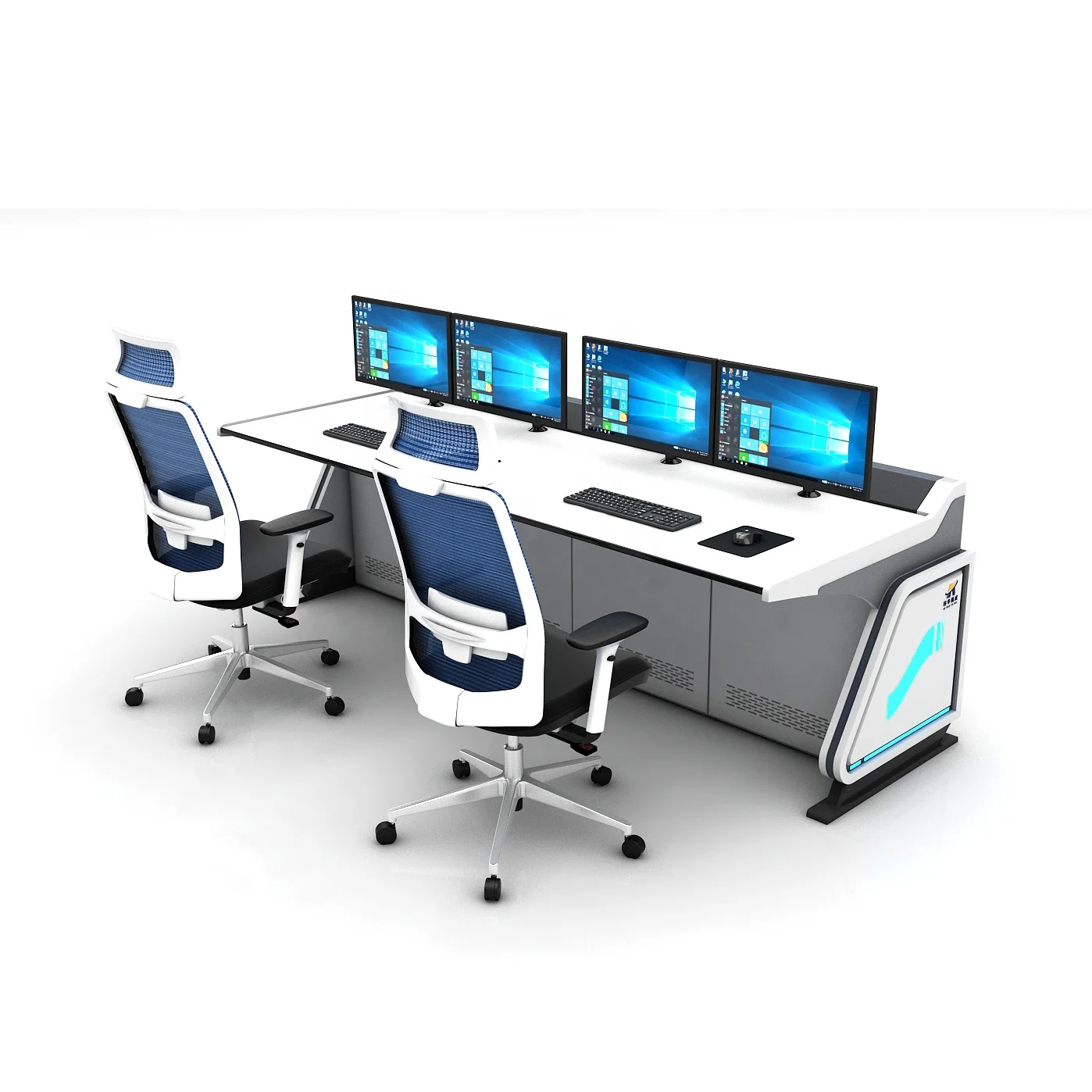Kehua Fuwei Customizable Ergonomic Industrial Control Desk  NOC Furniture Control Room Design Solutions