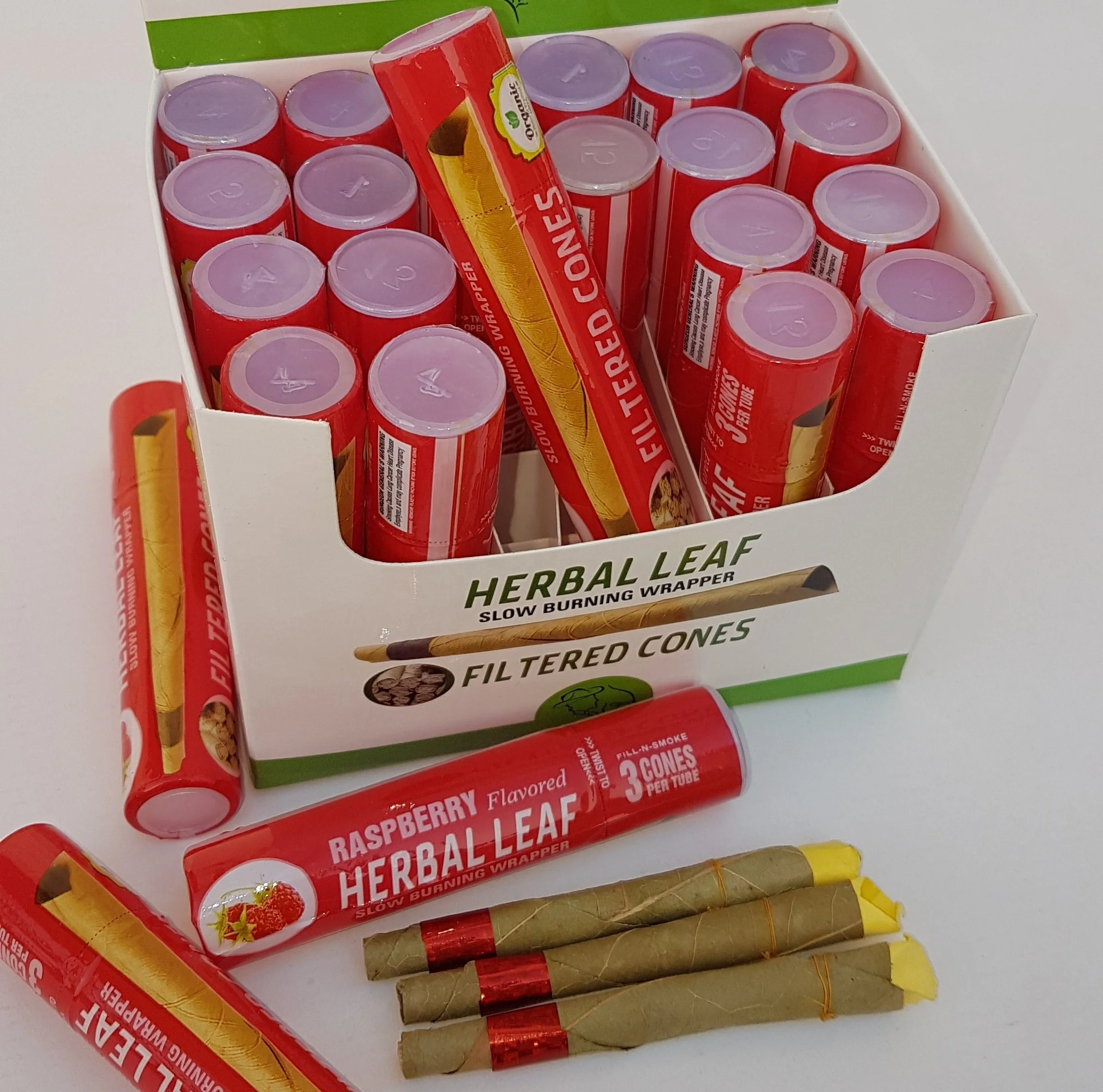 OEM Leaf Pre Rolled Cones Terpene infused pre rolled cones natural leaf pre rolled cones blunts flavored rolled leaf