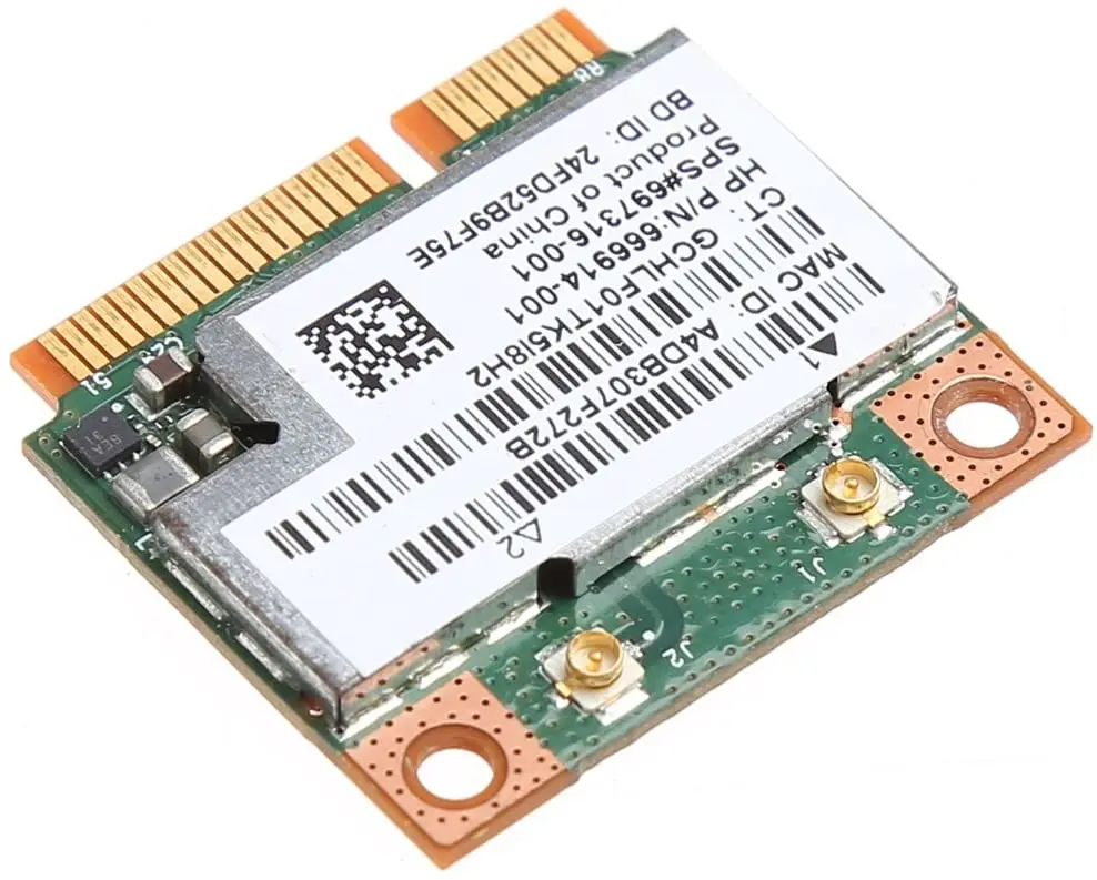 Dual Band  BCM943228HMB BCM943228 802.11a/b/g/n Mini pci-e Wifi Card 300Mbps 2.4Ghz 5Ghz wireless BT 4.0 Adapter
