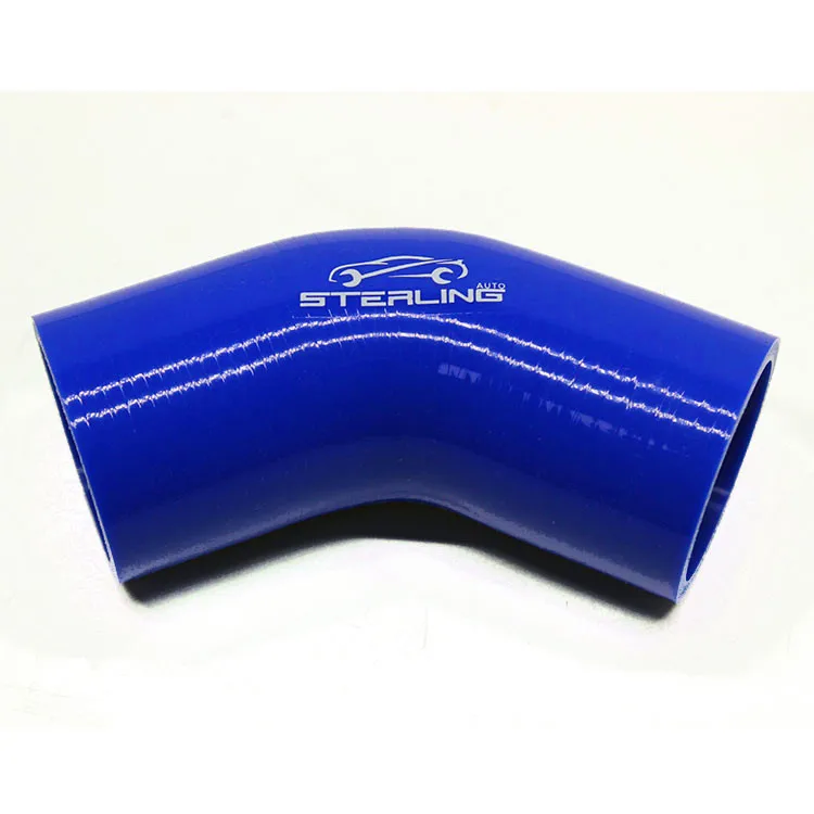 3/5 дюйма большой размер 45 градусов силиконовый шланг 45 градусов гнутый силиконовый шланг