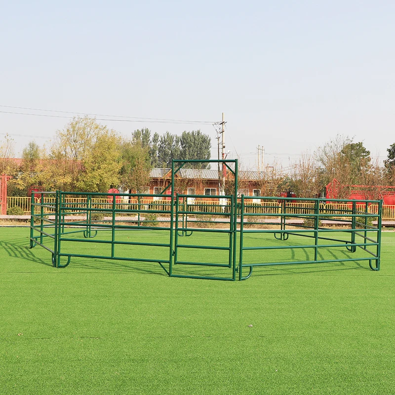 Back yard corral fencing tube  corral panels,Temporary garden animal husbandry iron fence