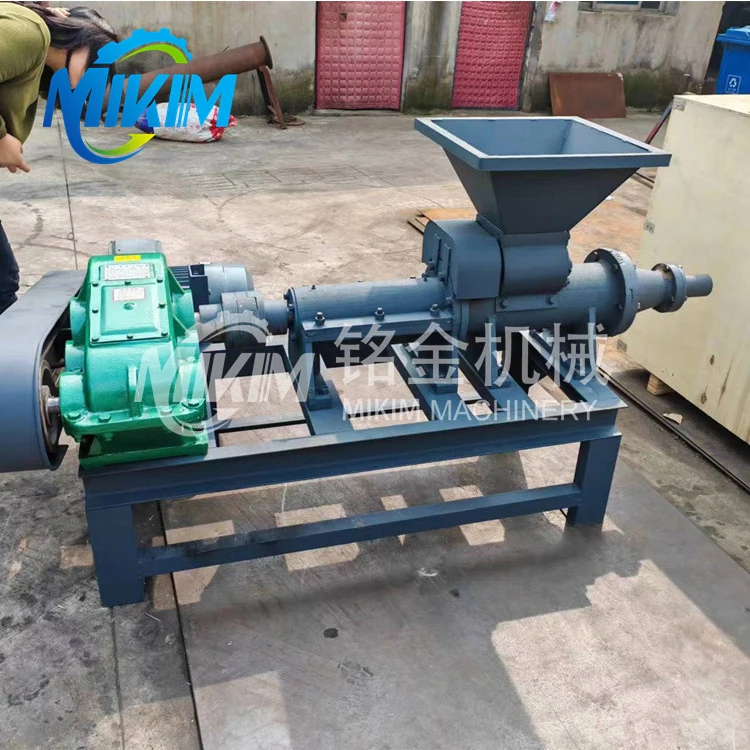 Extrude Biomass Powder Rod Shape Briquettes Small Charcoal Briquettes Production Making Machine
