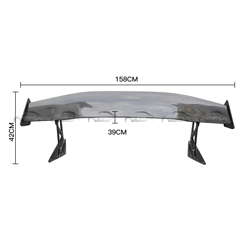 VRS Style Carbon Fiber Rear Trunk Wing Spoiler Boot Lip For Mitsubishi Evolution Lancer EVO10 EVO X Car Styling