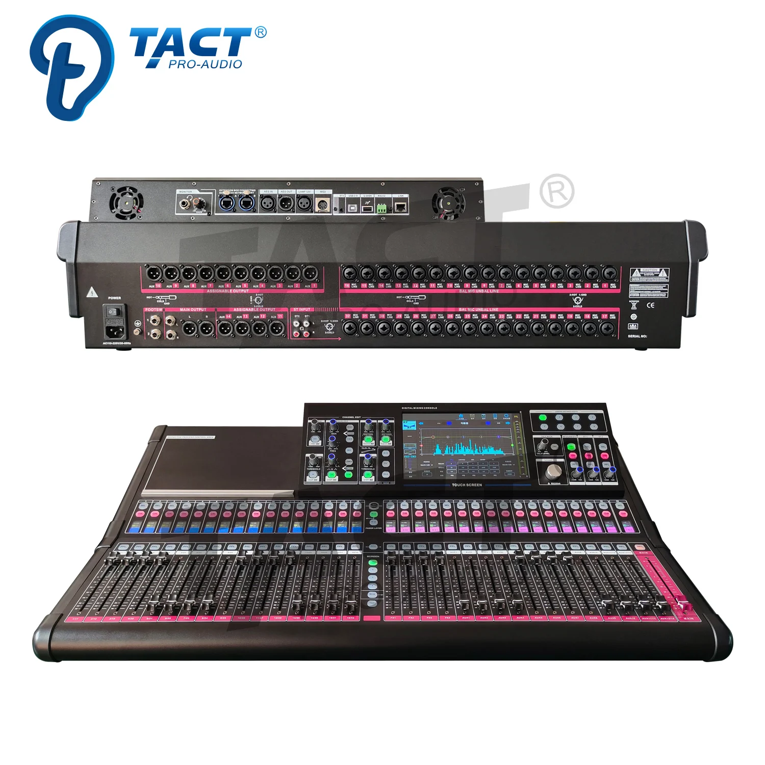 Hot sale good quality professional 32 channel digital audio mixer outdoor and indoor show mixer