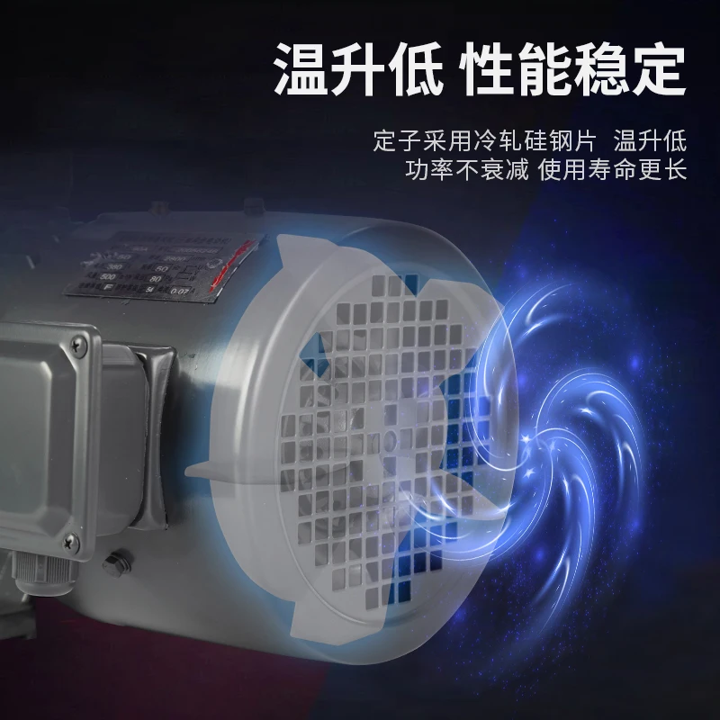 High efficiency Cast iron 100% copper wire Three-phase asynchronous motor AC variable frequency motor for wholesale